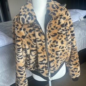Cheetah print jacket